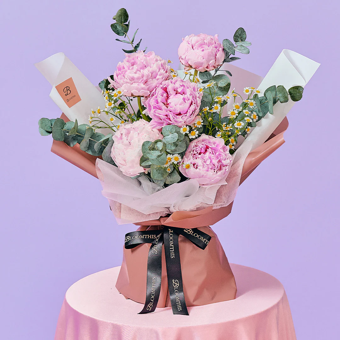 Alya Pink Peony Bouquet