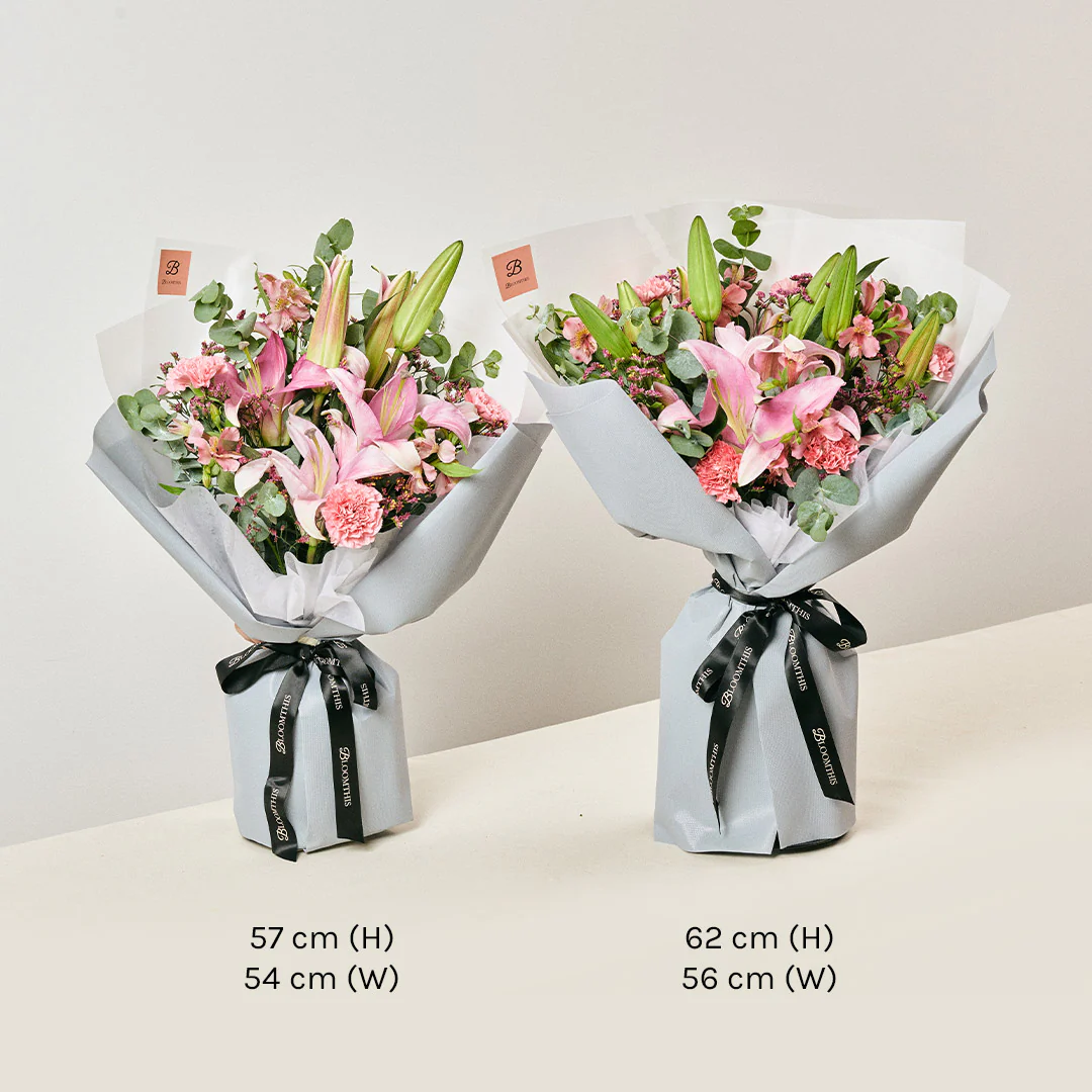 Annabeth Pink Lily Bouquet - Image 9