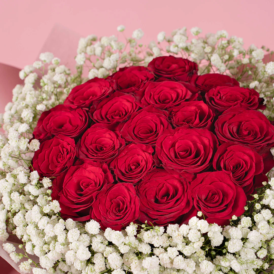 Aphrodite Red Rose Flower Box - Image 5