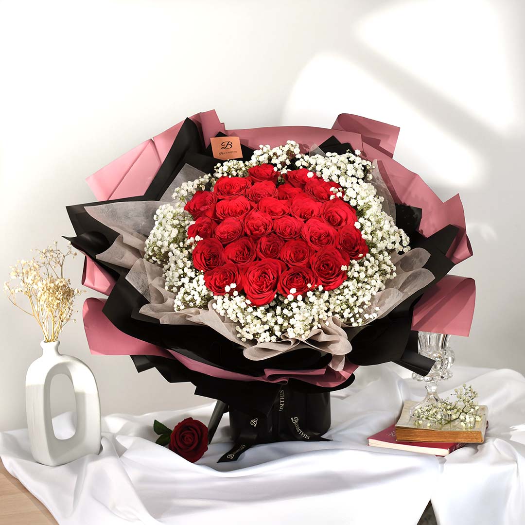 Aphrodite Red Rose Bouquet - Image 3