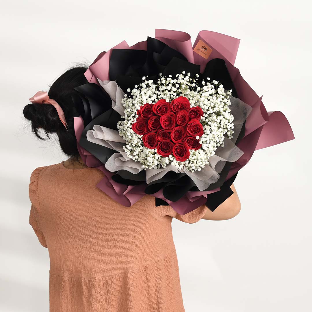 Aphrodite Red Rose Bouquet - Image 5