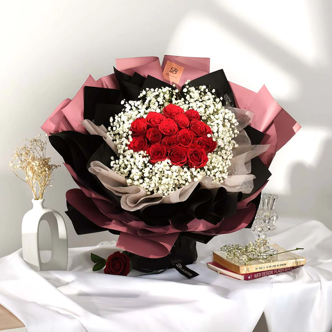 Aphrodite Red Rose Bouquet - Image 6