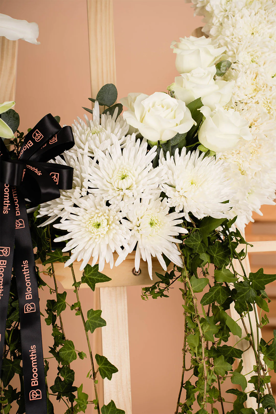 Archangel Condolence Flower Stand - Image 3
