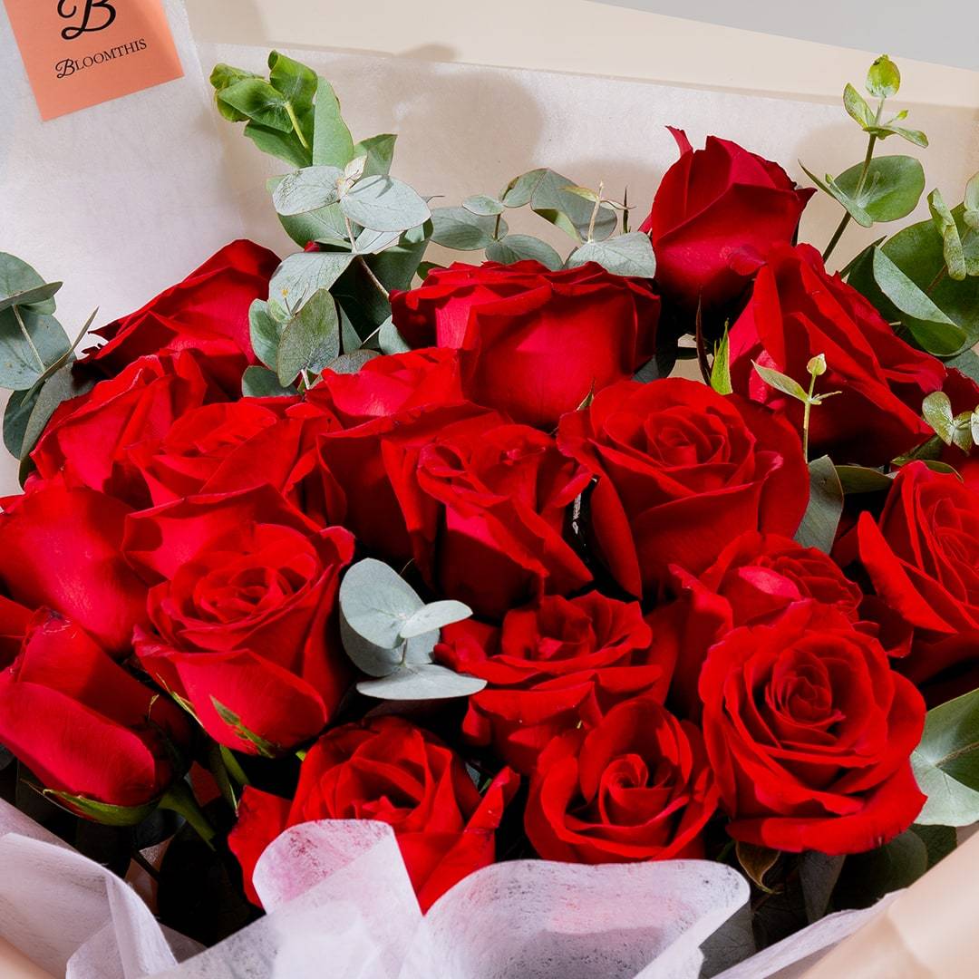 Ashley Red Rose Mother's Day Bouquet (MD) - Image 5