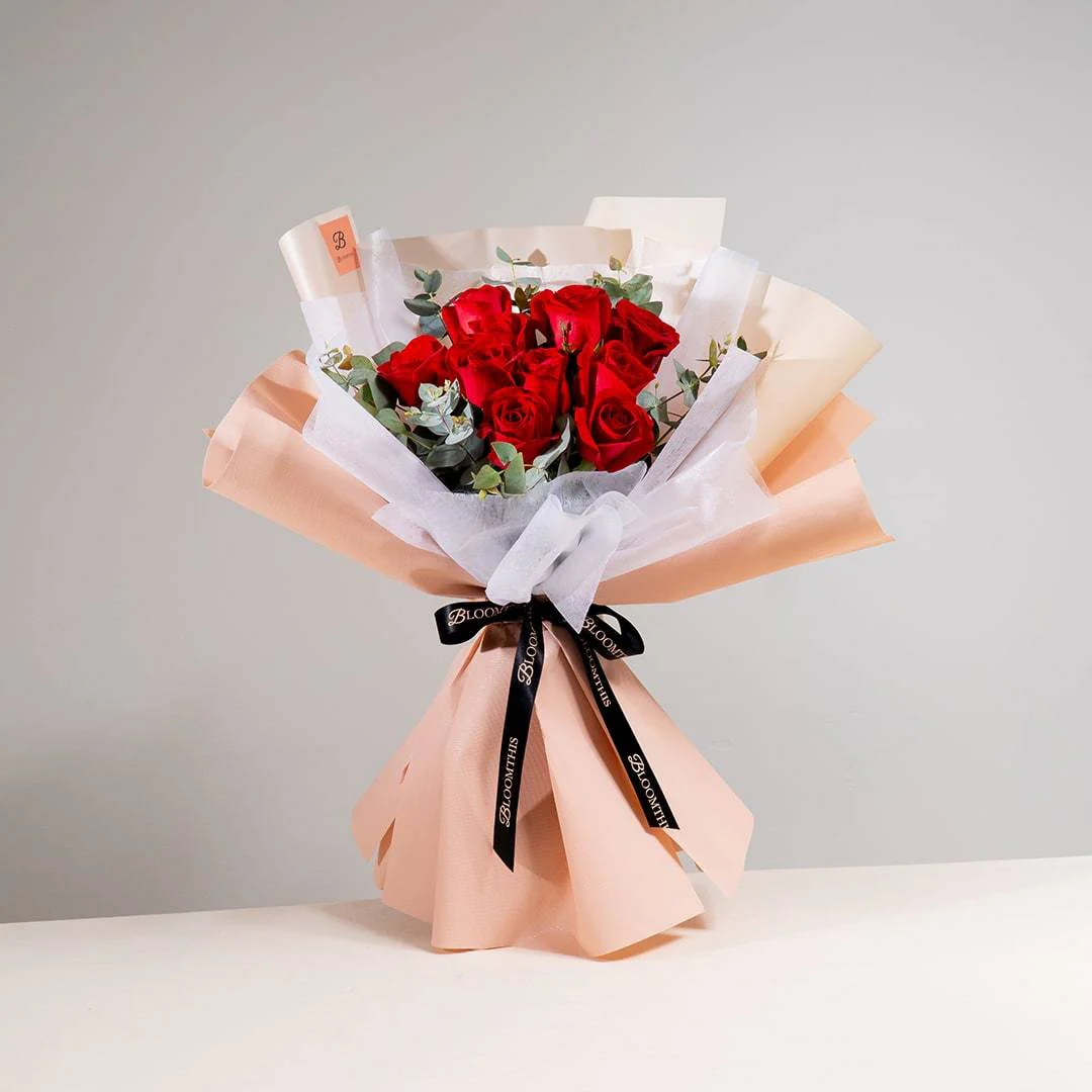 Ashley Red Rose Mother's Day Bouquet (MD) - Image 6