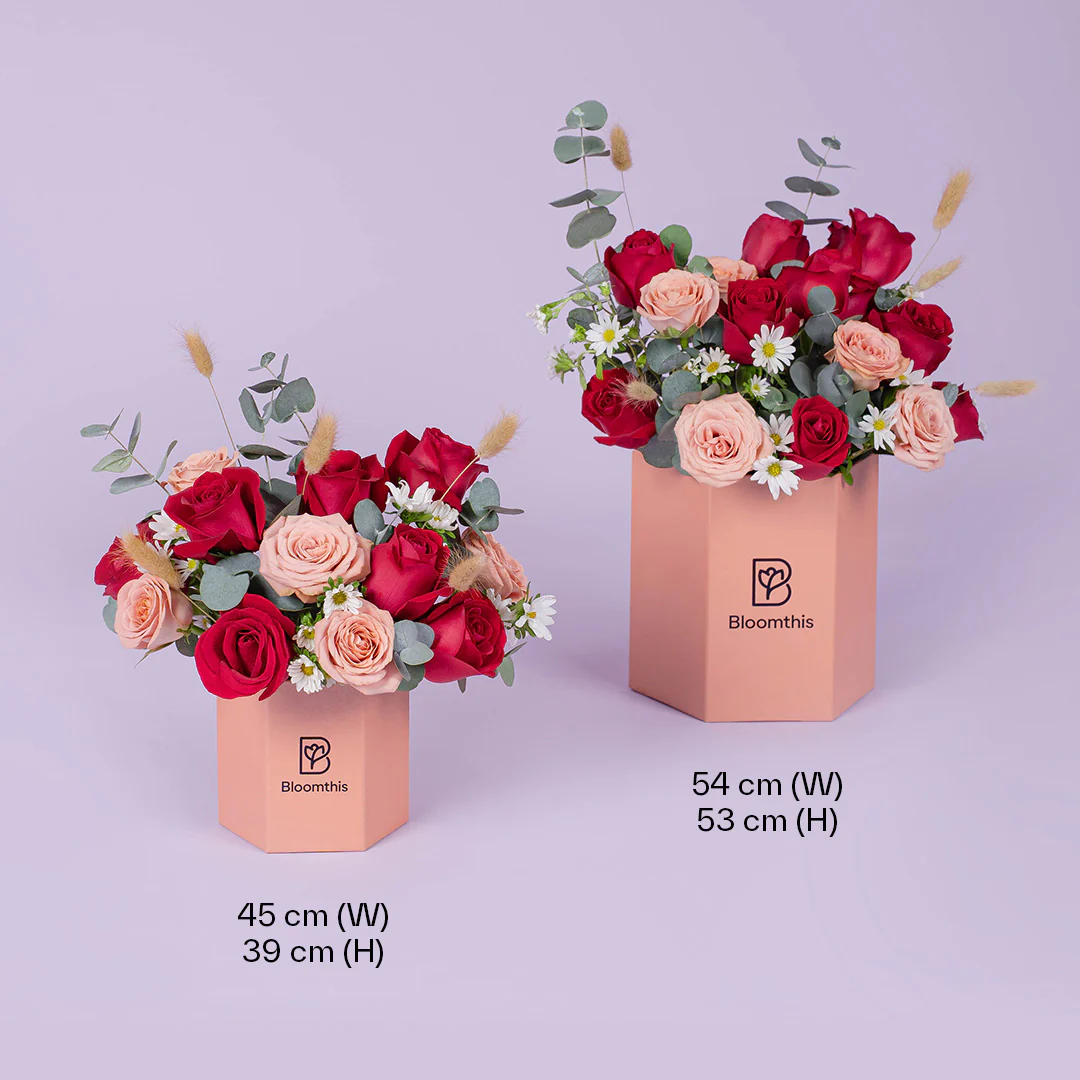 Bethany Red Rose Flower Box - Image 8