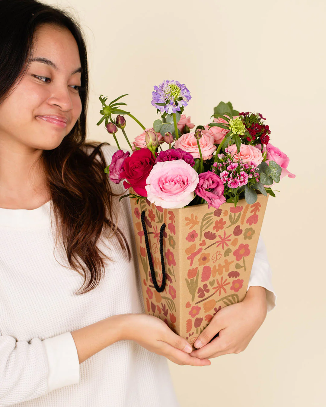 Bridie Rose & Eustoma Mini Bloombag & re:bloom Vase - Image 7