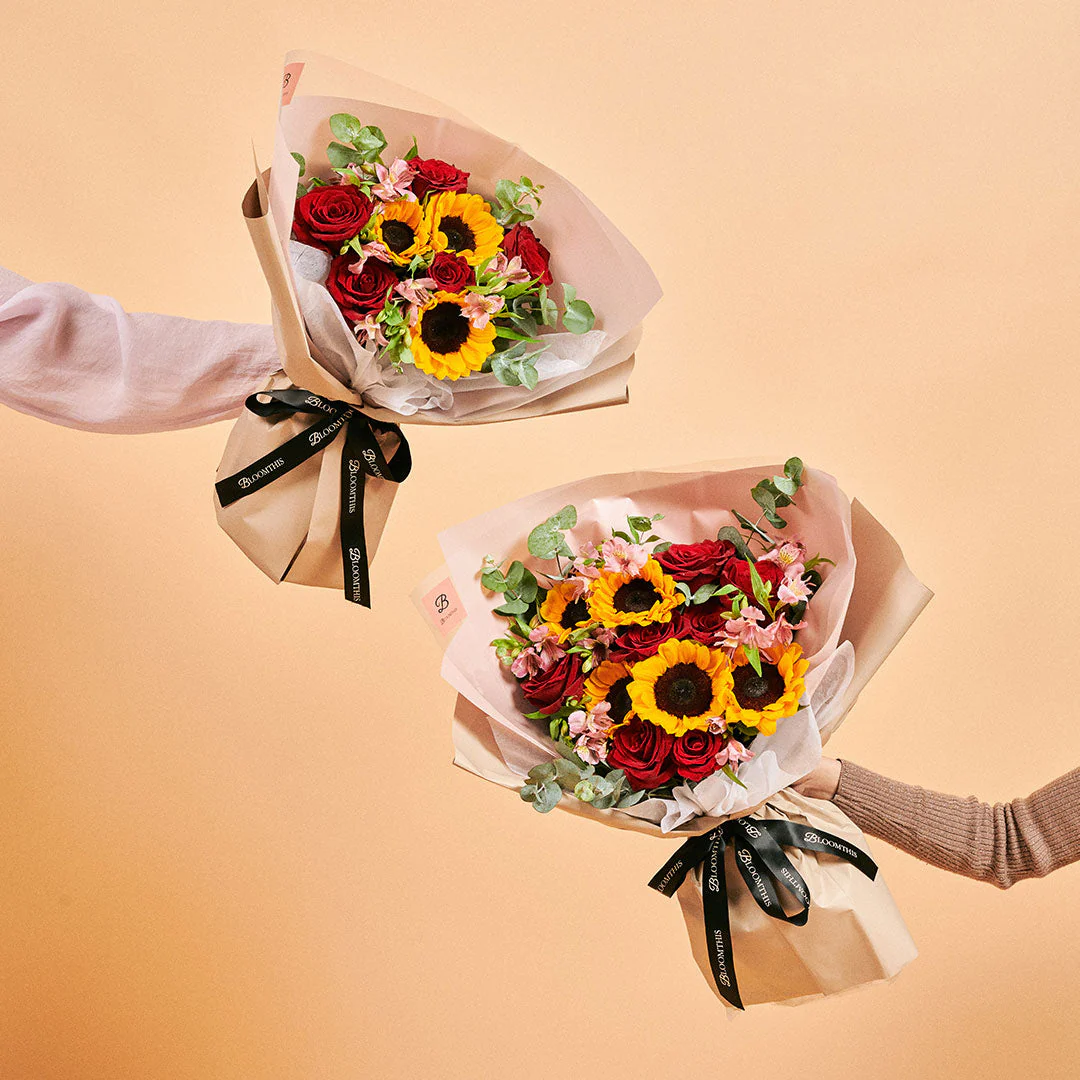 Calypso Sunflower & Rose Mother's Day Bouquet (MD) - Image 7
