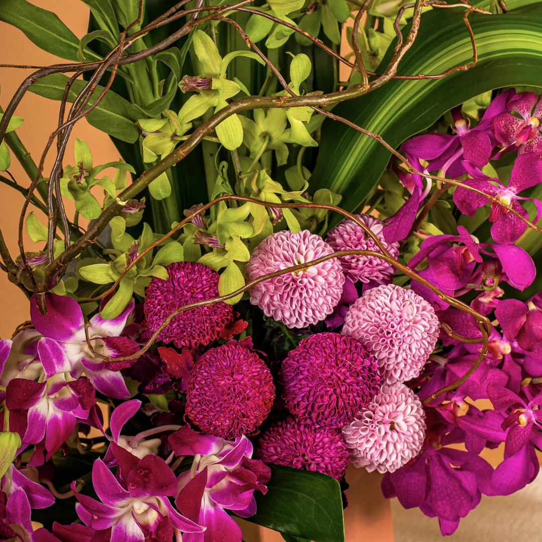 Captivating Matthiola & Orchid Flower Box - Image 4