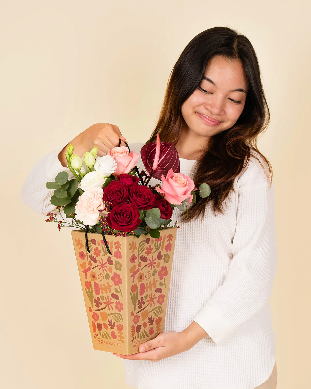 Carissima Anthurium Mini Bloombag & re:bloom Vase - Image 3