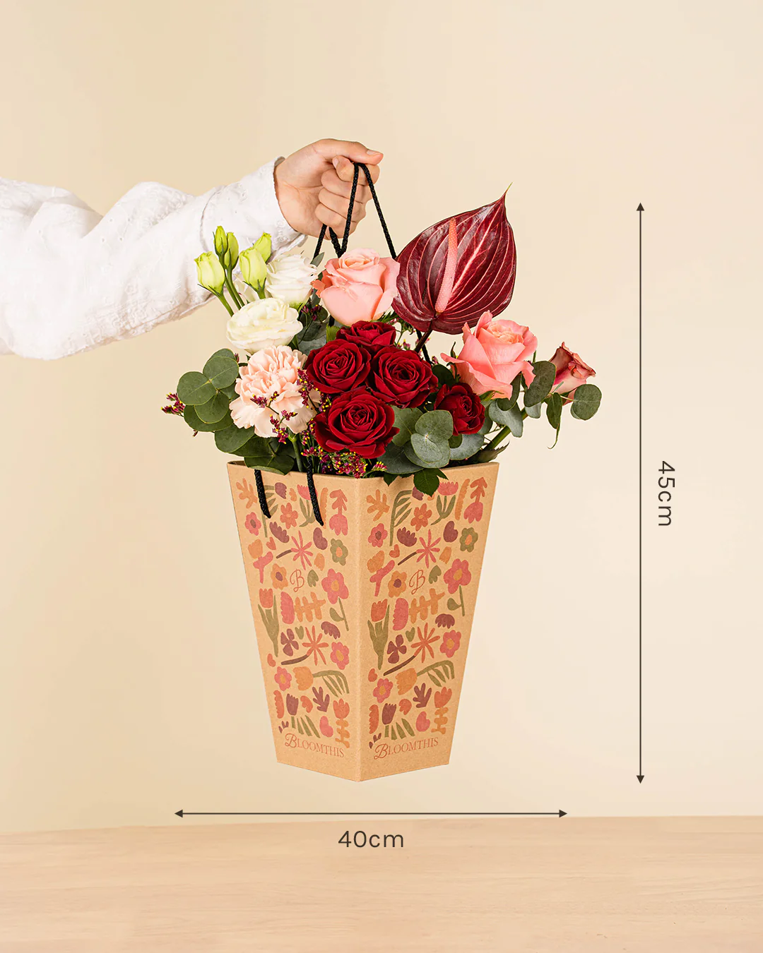 Carissima Anthurium Mini Bloombag & re:bloom Vase - Image 6
