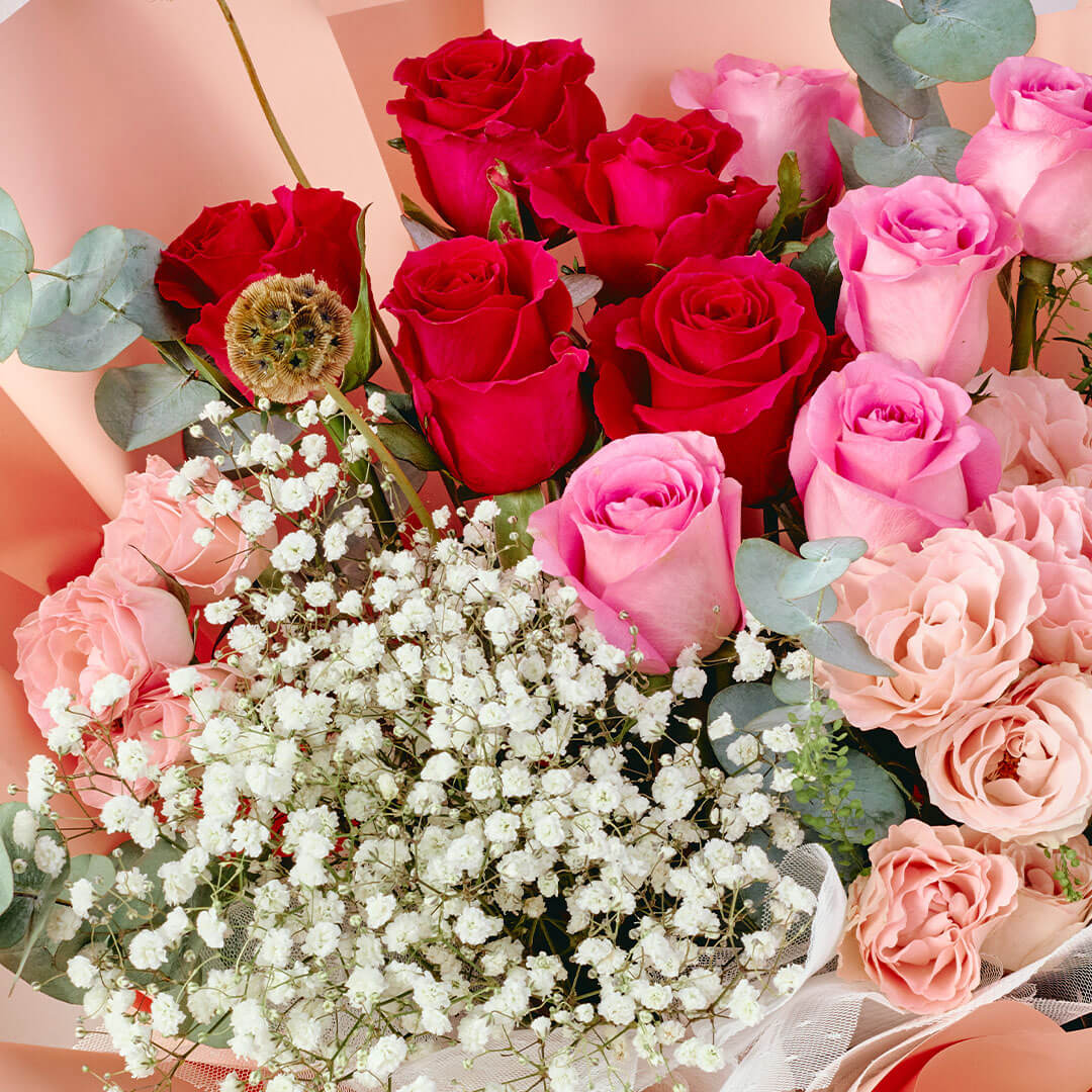 Catalina Pink Rose Bouquet - Image 4