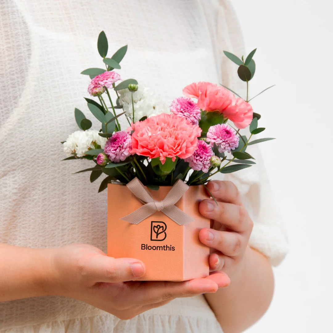 Chaya Carnation Mini Flower Box - Image 2