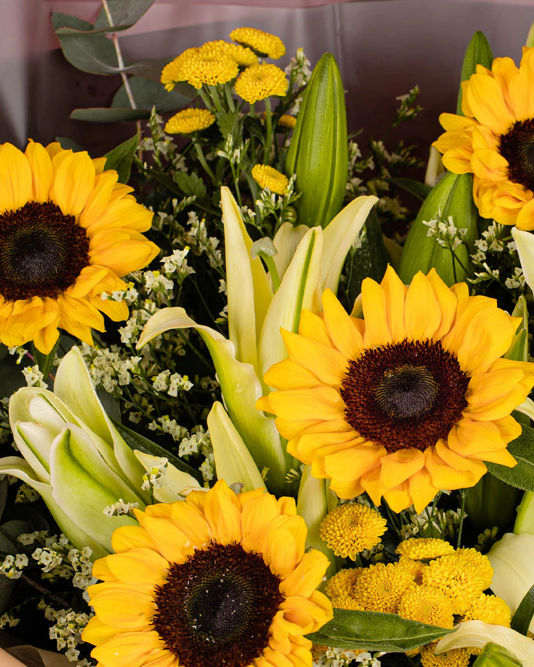 Cheyenne Sunflower & Lily Bouquet - Image 2