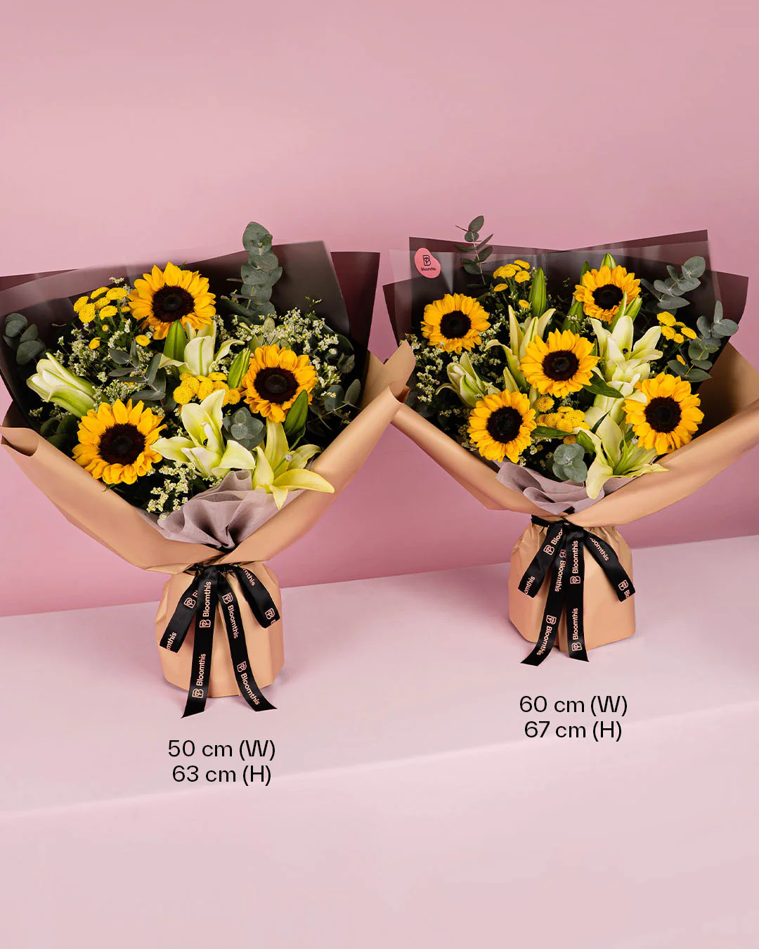 Cheyenne Sunflower & Lily Bouquet - Image 5