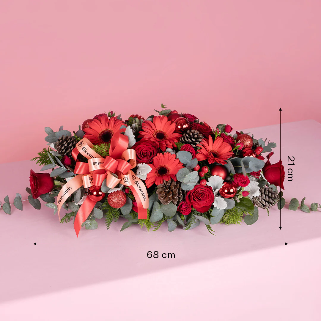 Christie Christmas Table Floral Centrepiece - Image 6