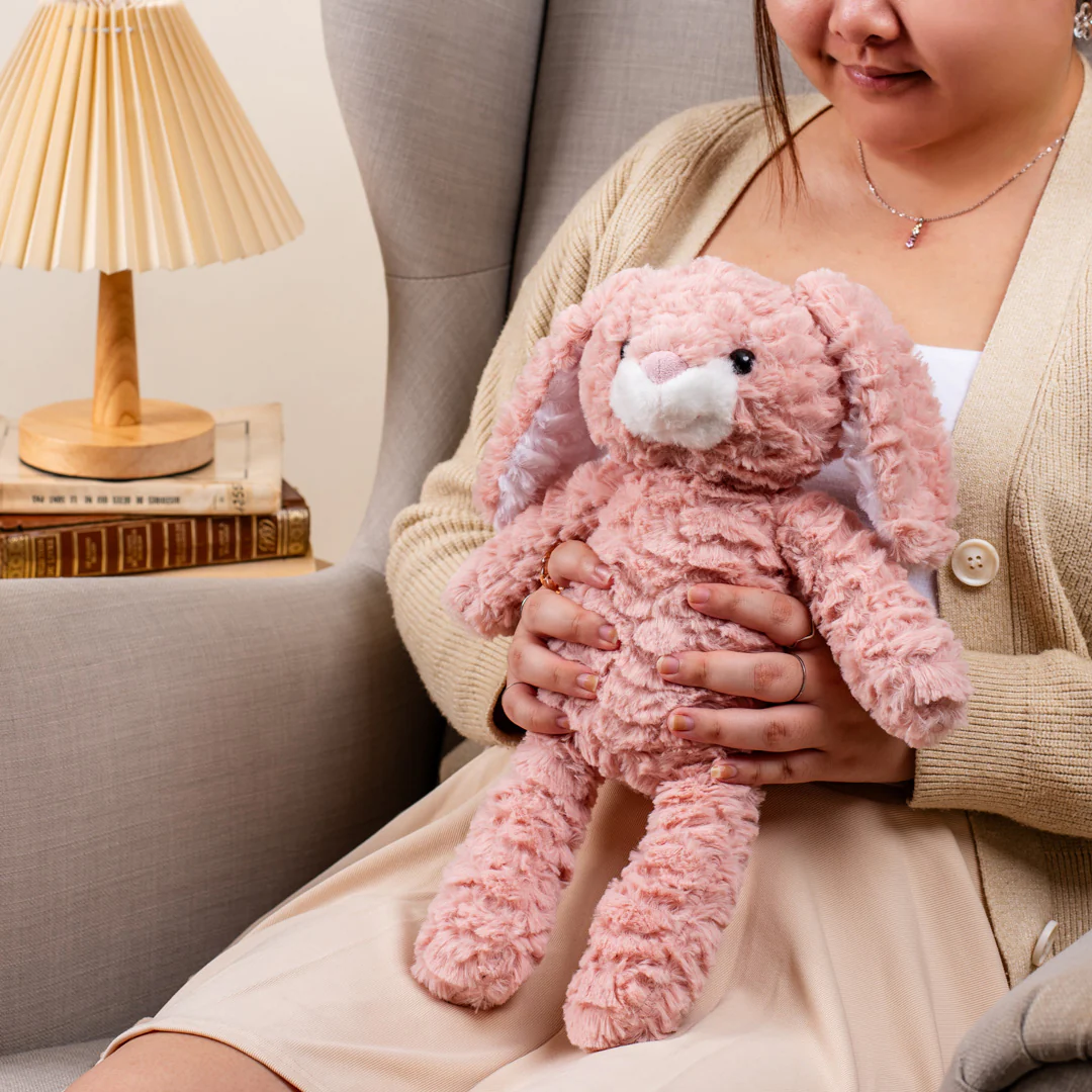 Colleney Peach Bunny Plushie - Image 2