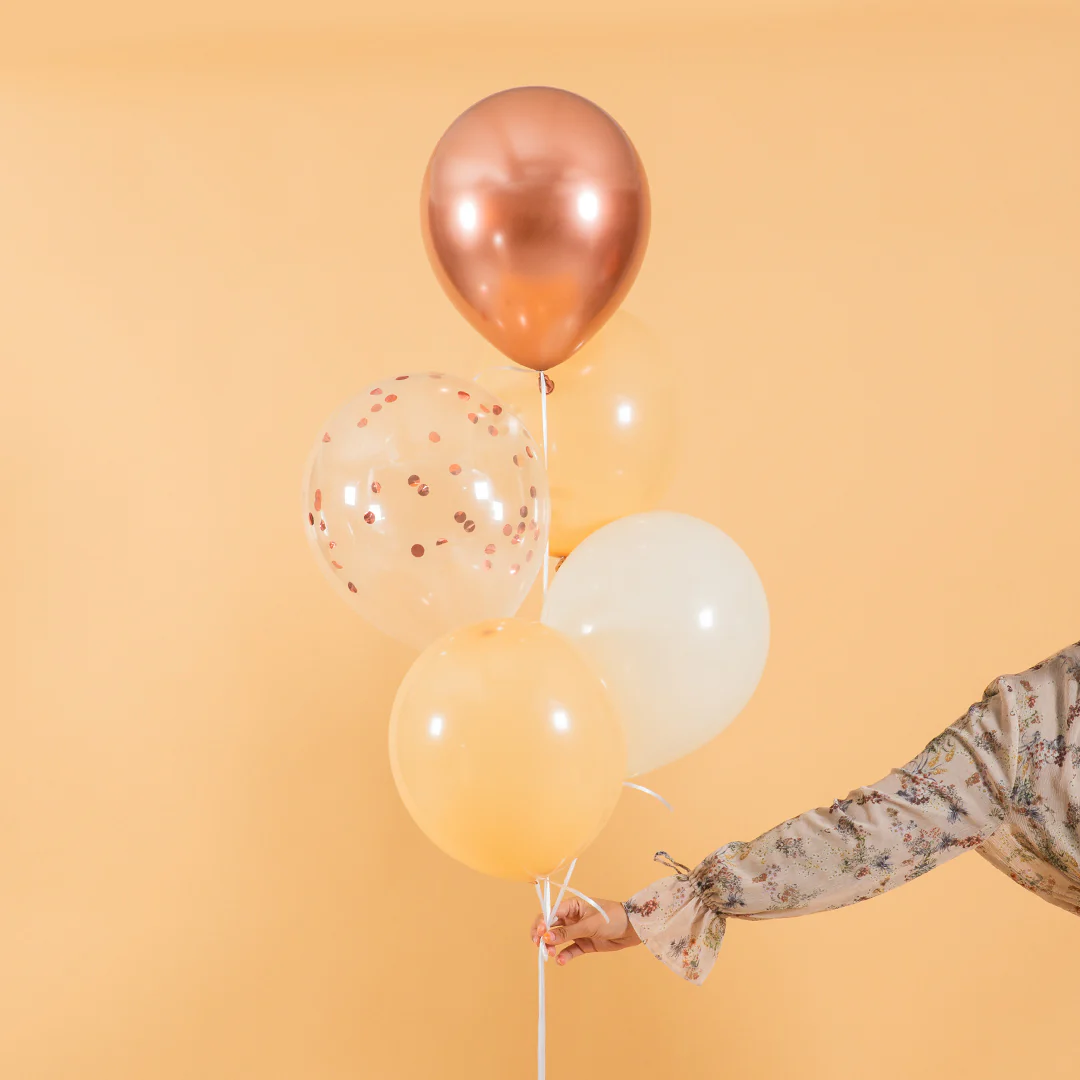 Eartha Beige Helium Birthday Balloon Set - Image 8