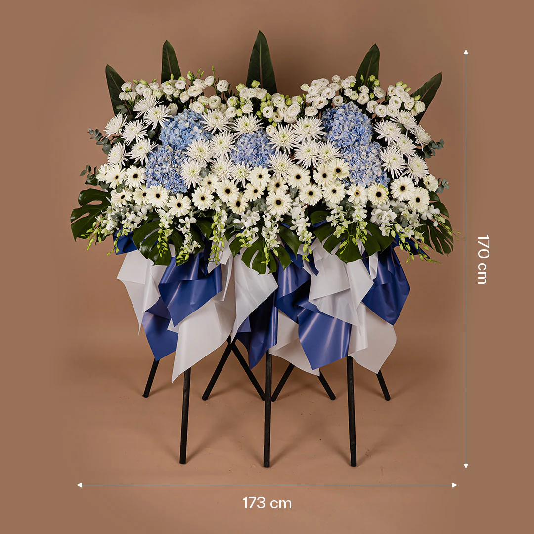 Eirini Premium Condolence Flower Stand - Image 4