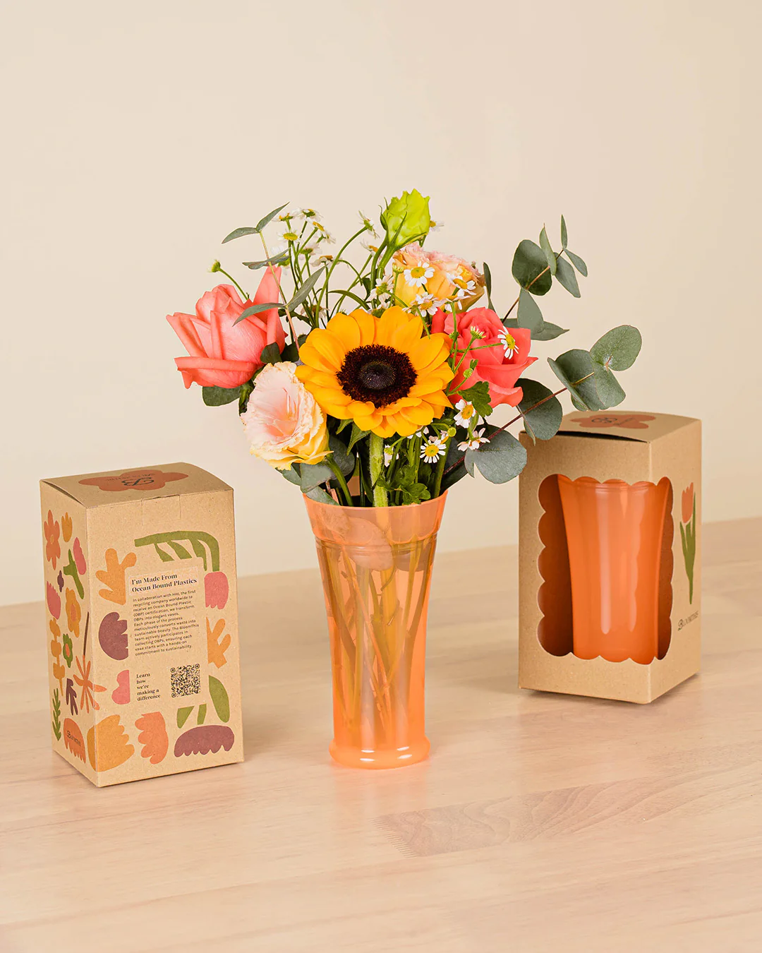 Ellen Yellow Sunflower Mini Bloombag & re:bloom Vase - Image 6