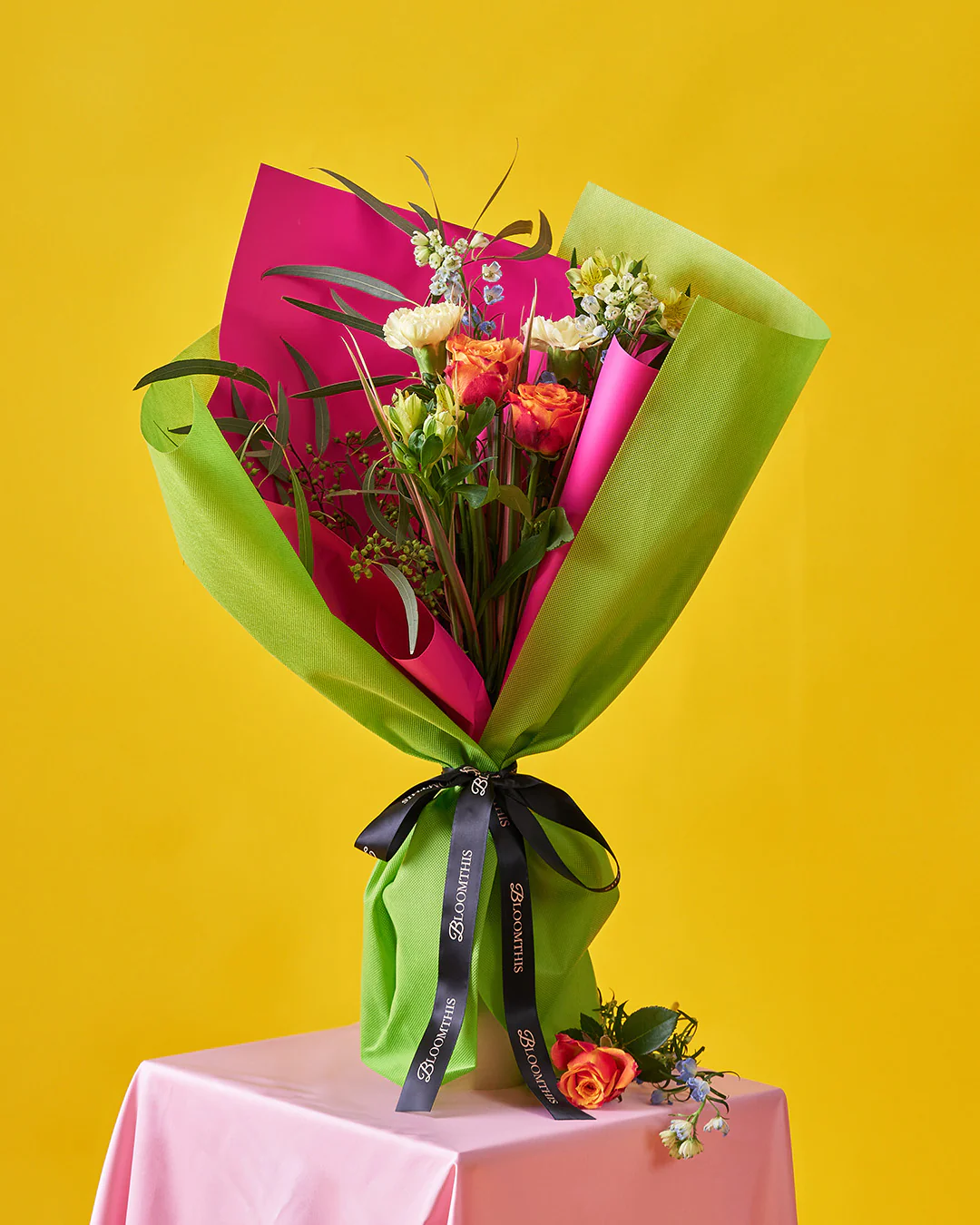 for the gram orange rose bouquet - Image 3