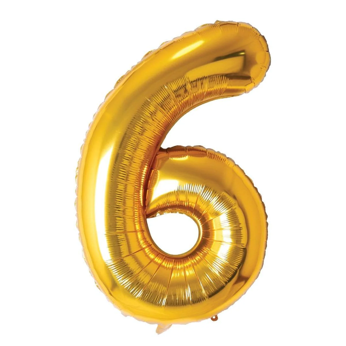 Gold Number 6 Foil Balloon (32 in)