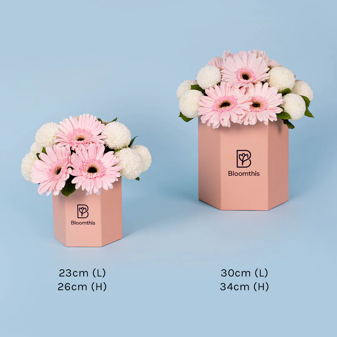 Grace Pink Gerbera Flower Box - Image 7