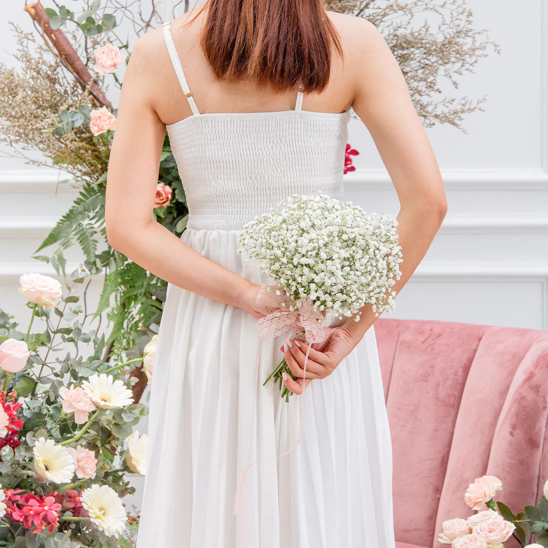 Harper Baby's Breath Bridal Bouquet - Image 3