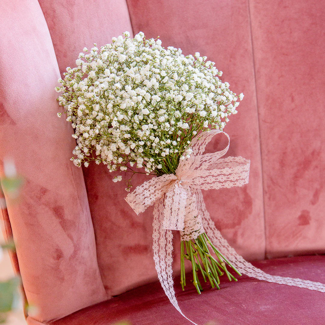 Harper Baby's Breath Bridal Bouquet - Image 5
