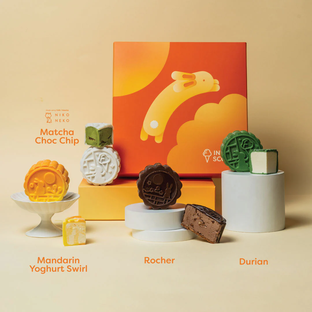 Inside Scoop 4-Piece Ice Cream Mooncake Gift Set - Image 2