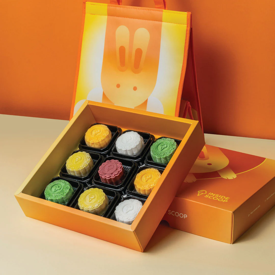 Inside Scoop 9-Piece Ice Cream Mini Mooncake Gift Set