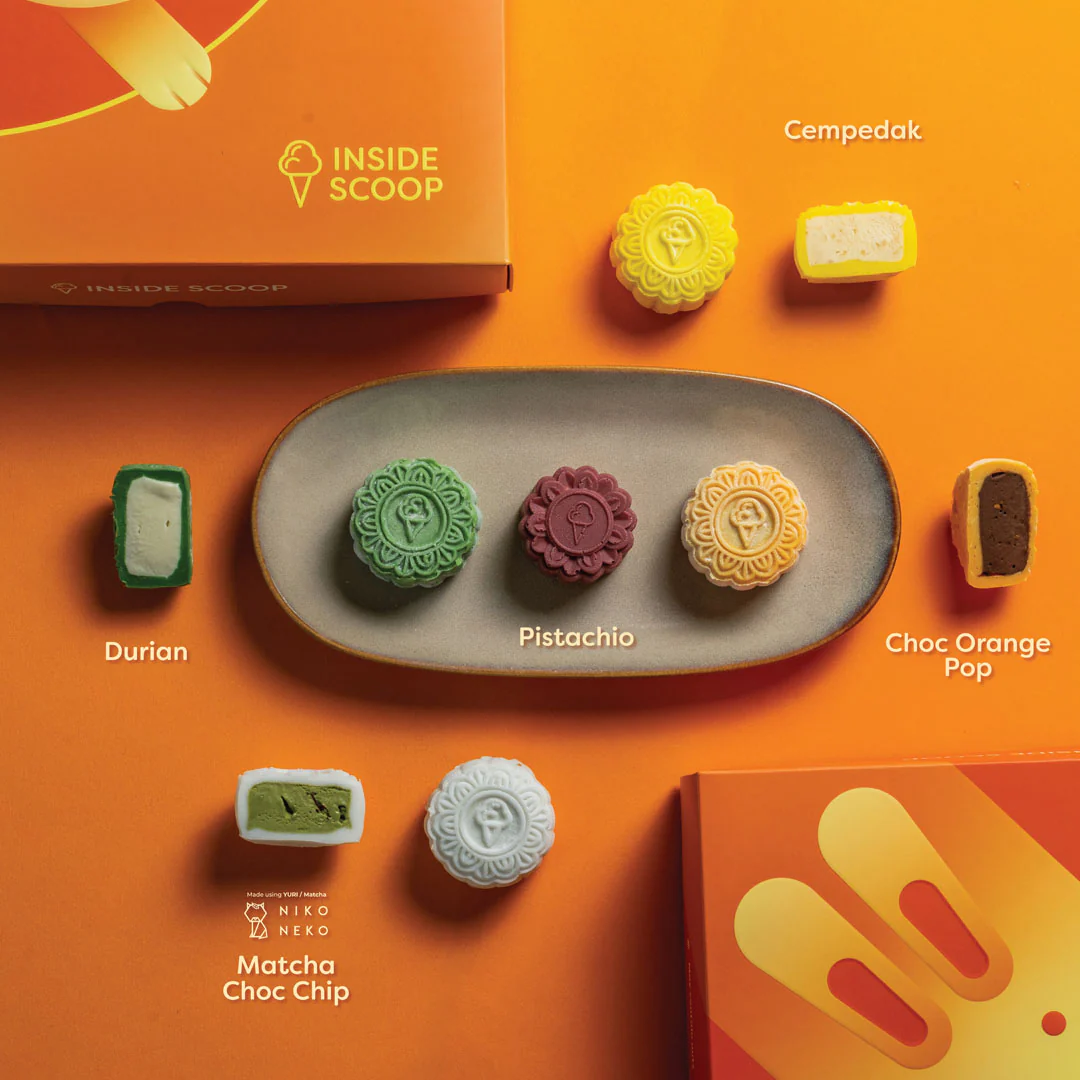 Inside Scoop 9-Piece Ice Cream Mini Mooncake Gift Set - Image 2