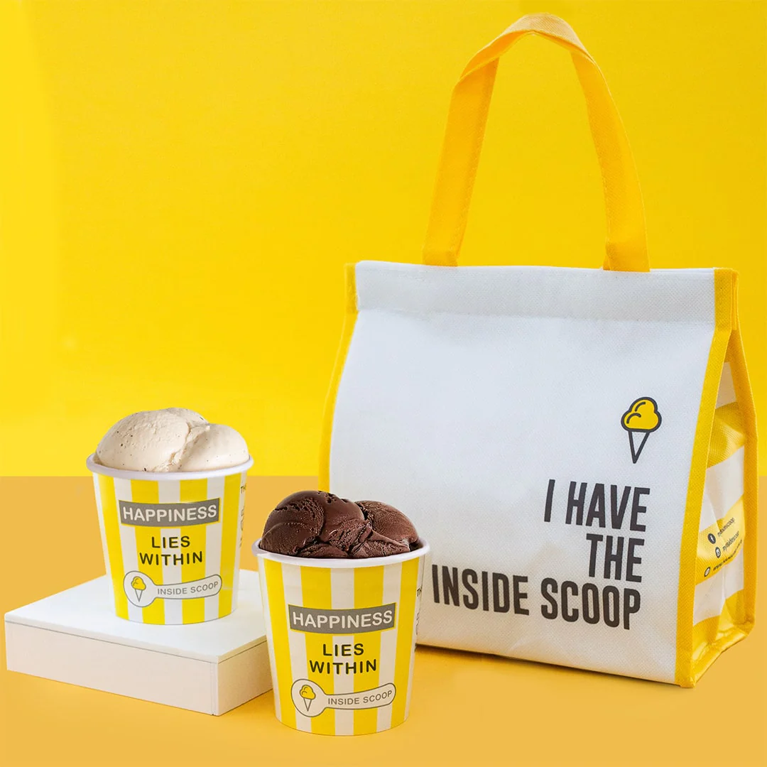 Inside Scoop Ice Cream & Bouquet Set - Image 3