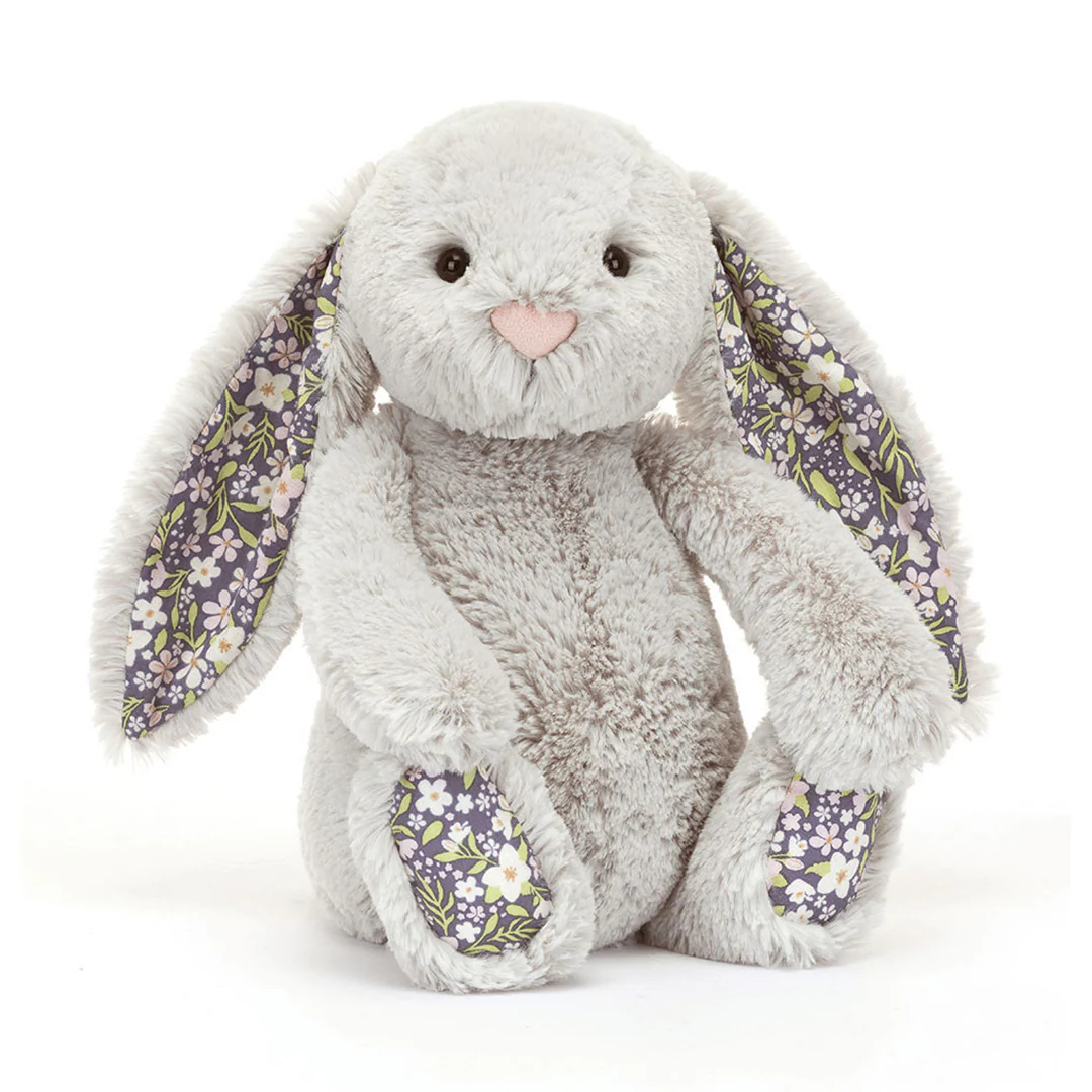 Jellycat Blossom Silver Bloom Bunny Plushie