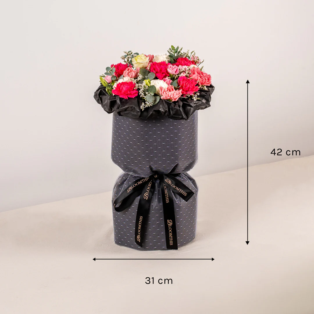 Julieane Carnation Russian Bouquet - Image 5