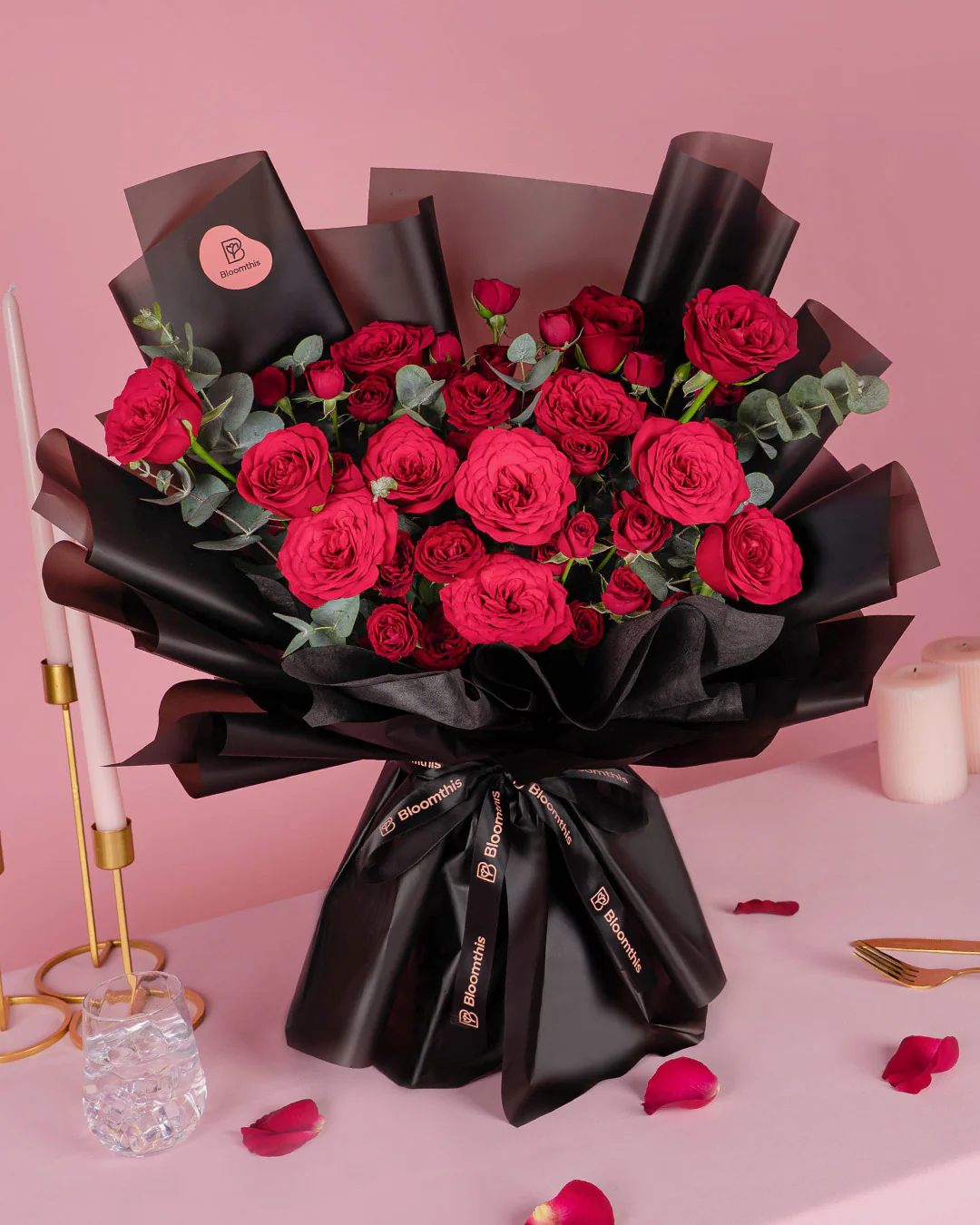 Kate Red Rose Bouquet - Image 10
