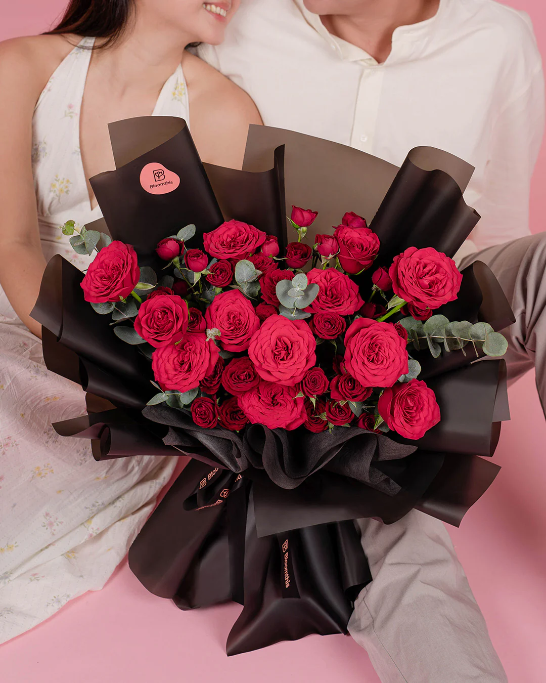 Kate Red Rose Bouquet - Image 6