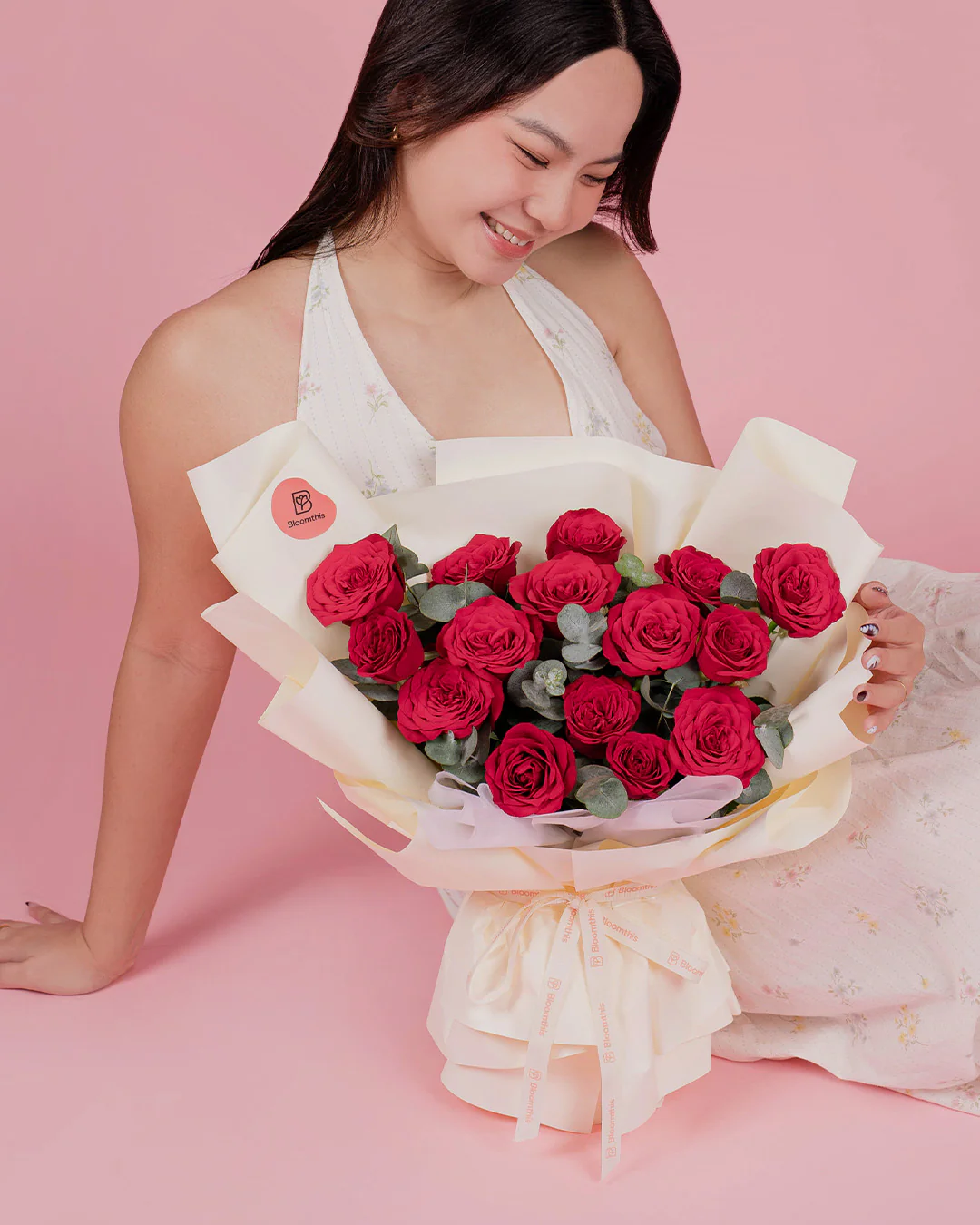 Kathy Red Rose Bouquet - Image 4