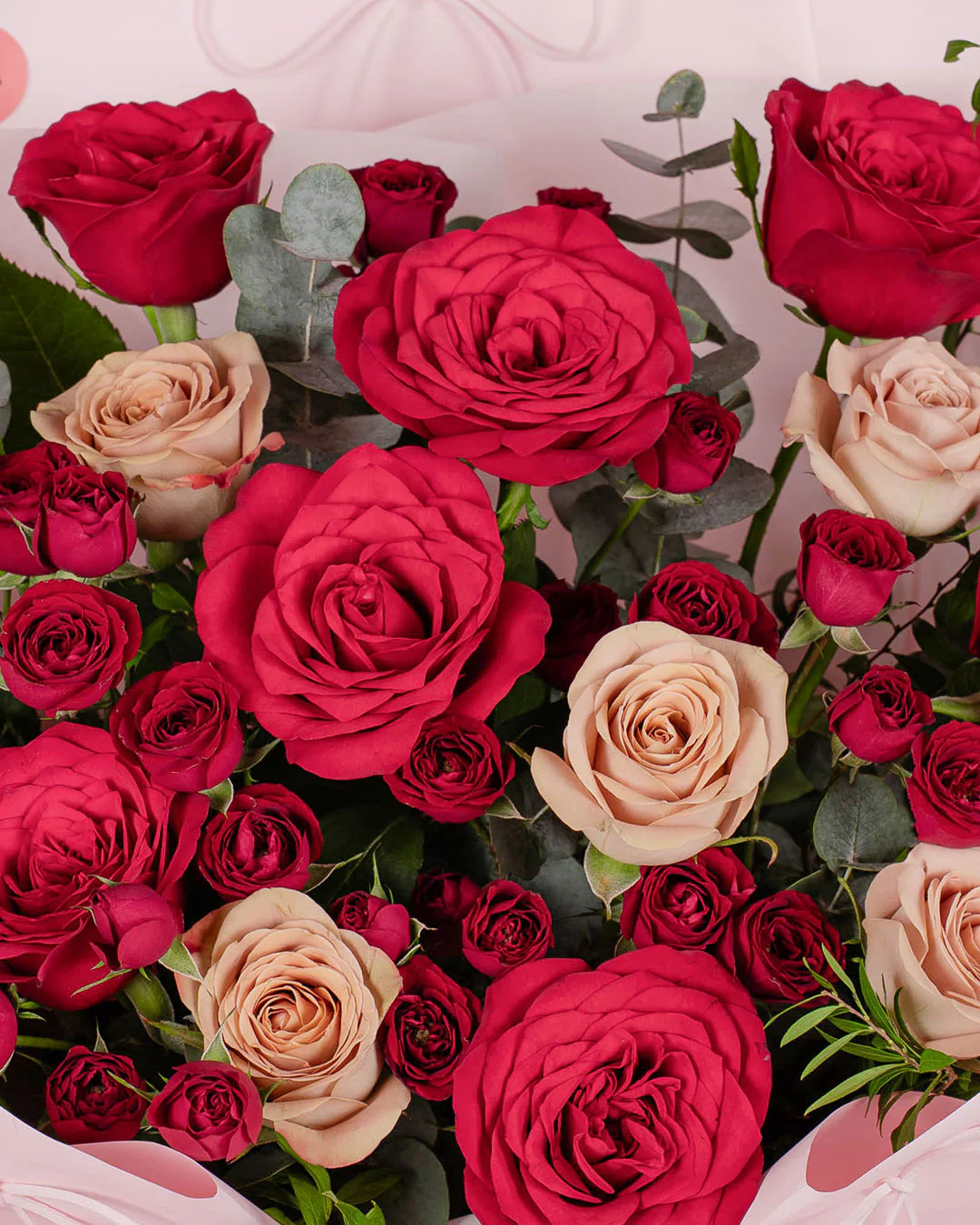 Lauren Red Rose Bouquet - Image 3