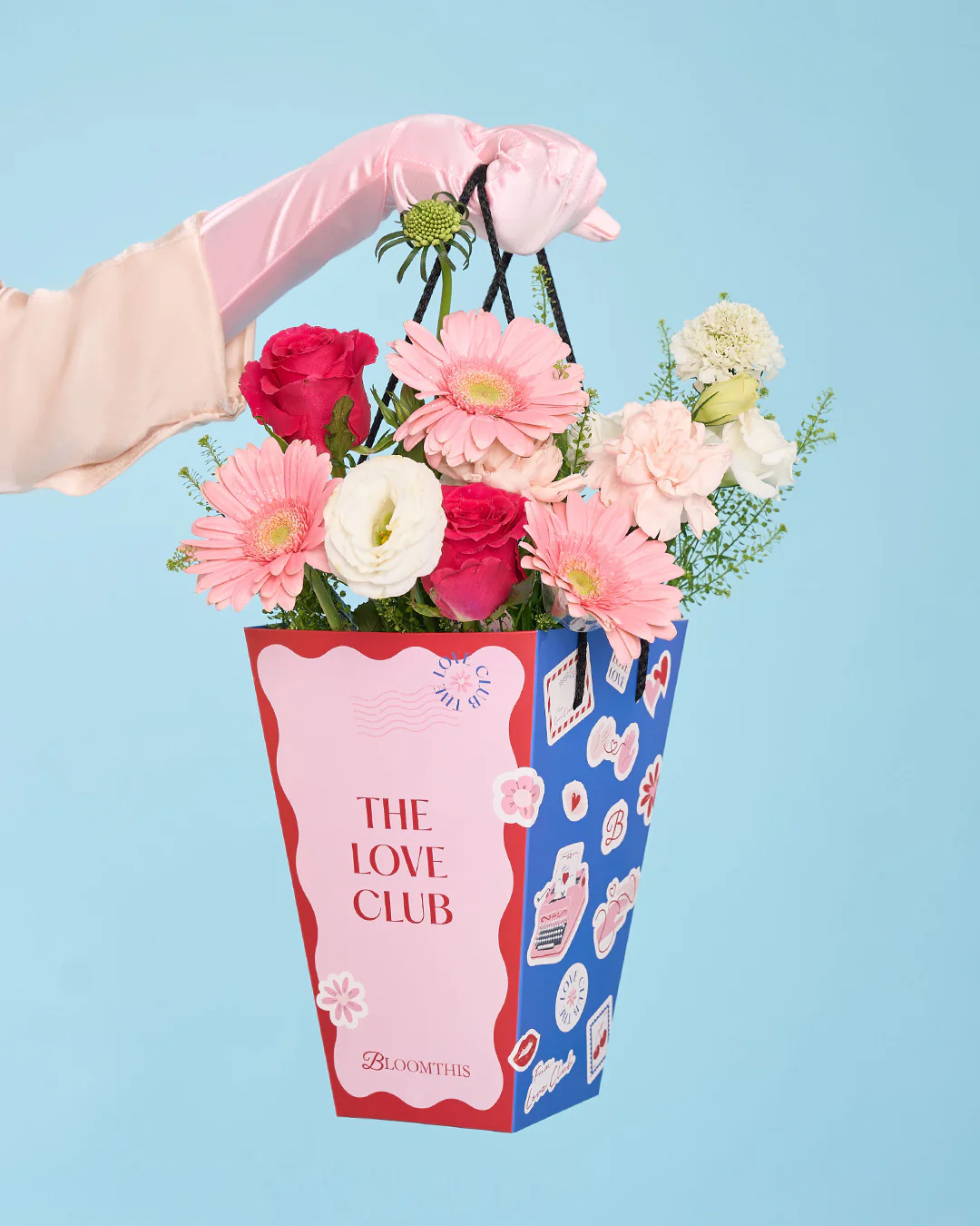 Love Club Imogen Pink Rose Mini BloomBag