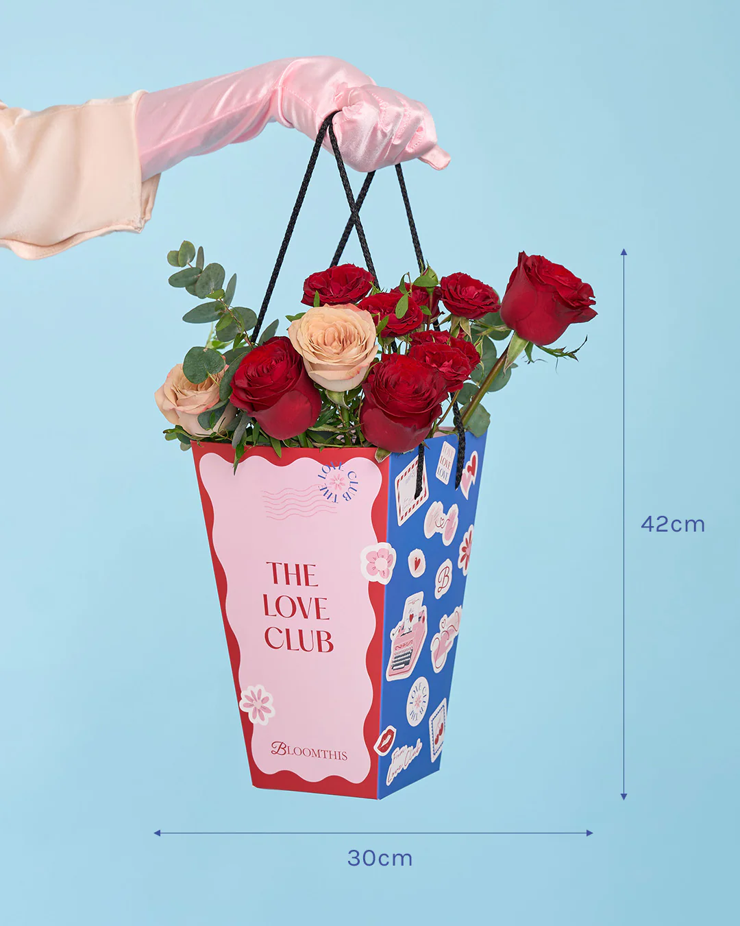 Love Club Lauren Red Rose Mini BloomBag - Image 10