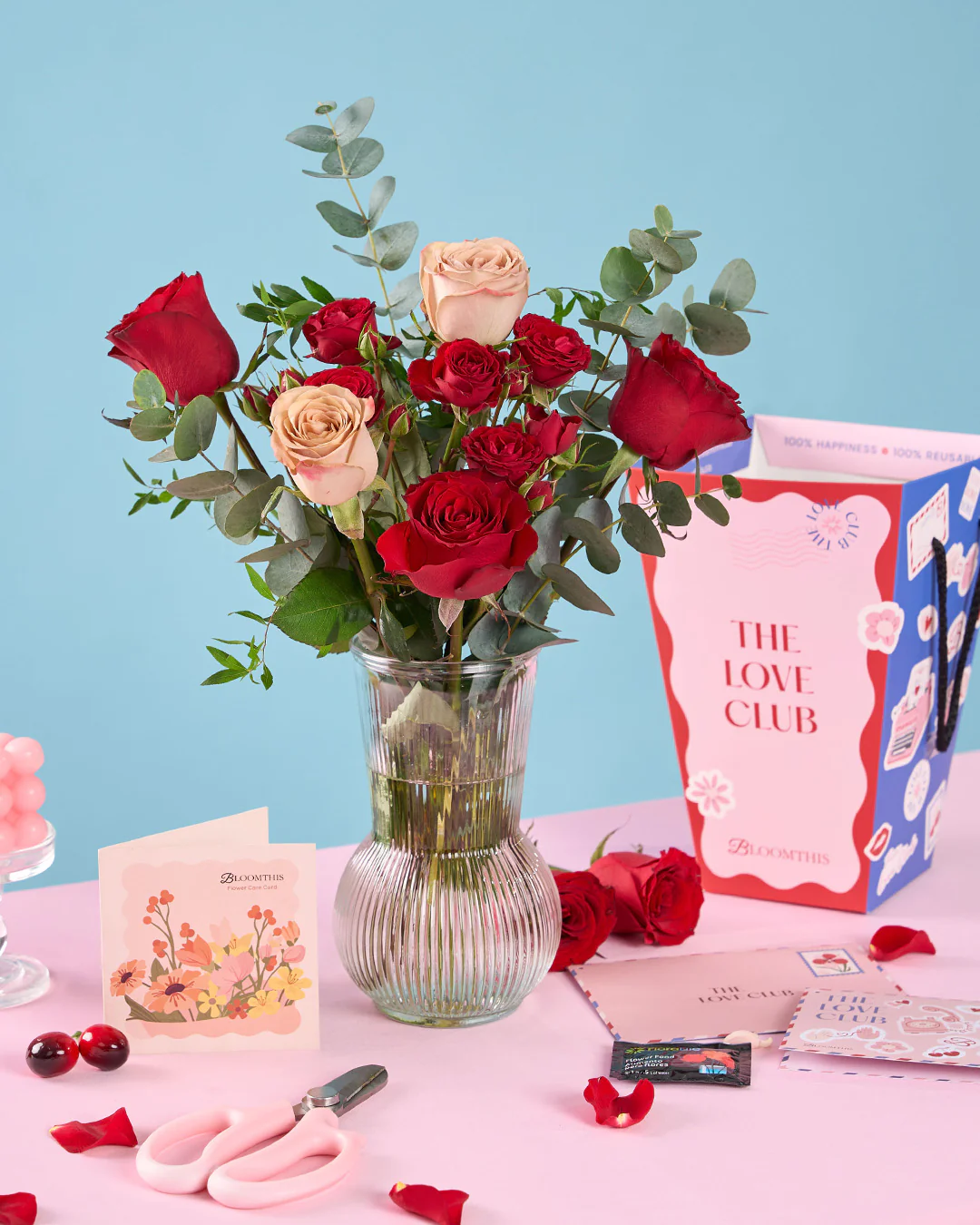 Love Club Lauren Red Rose Mini BloomBag - Image 2