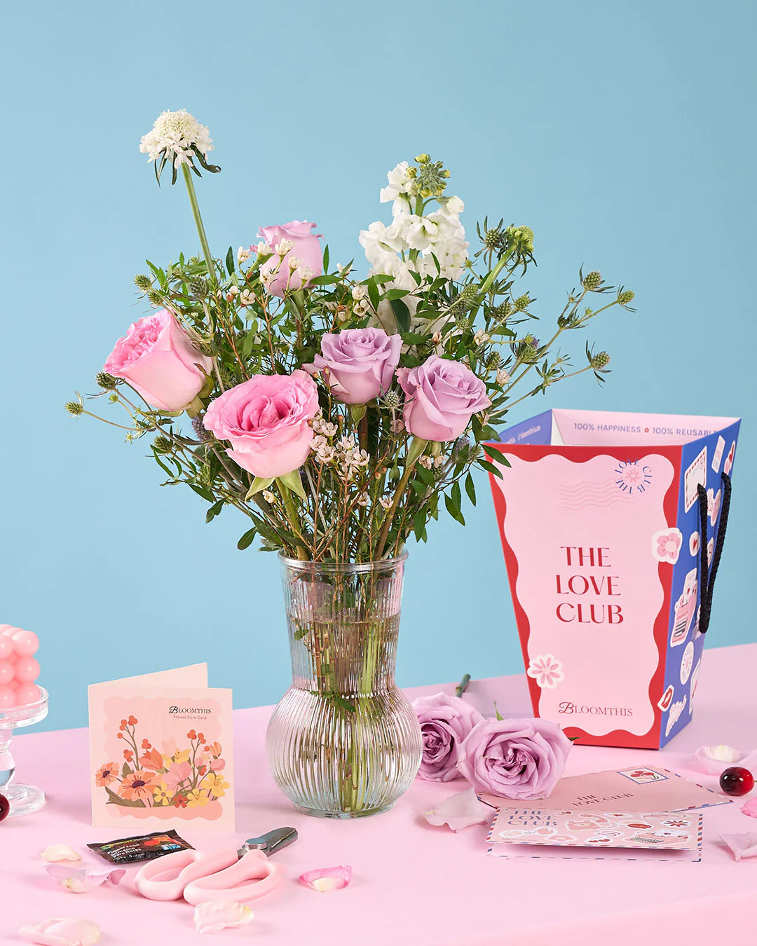 Love Club Laycie Lilac Rose Mini BloomBag - Image 2