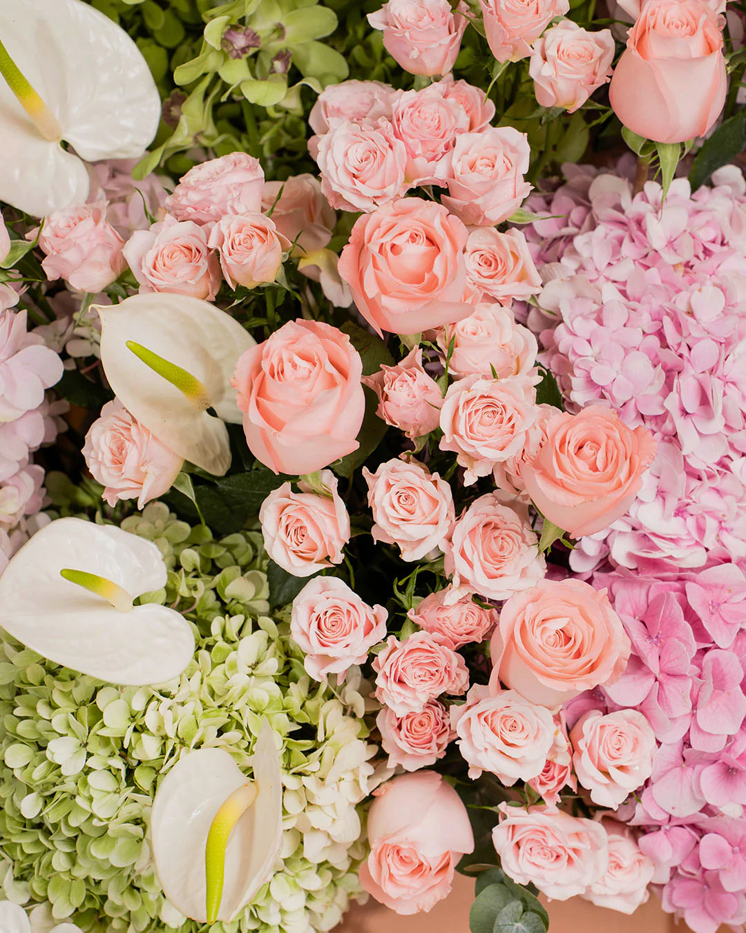 Luxe Levantine Pink Hydreangea Flower Box - Image 5