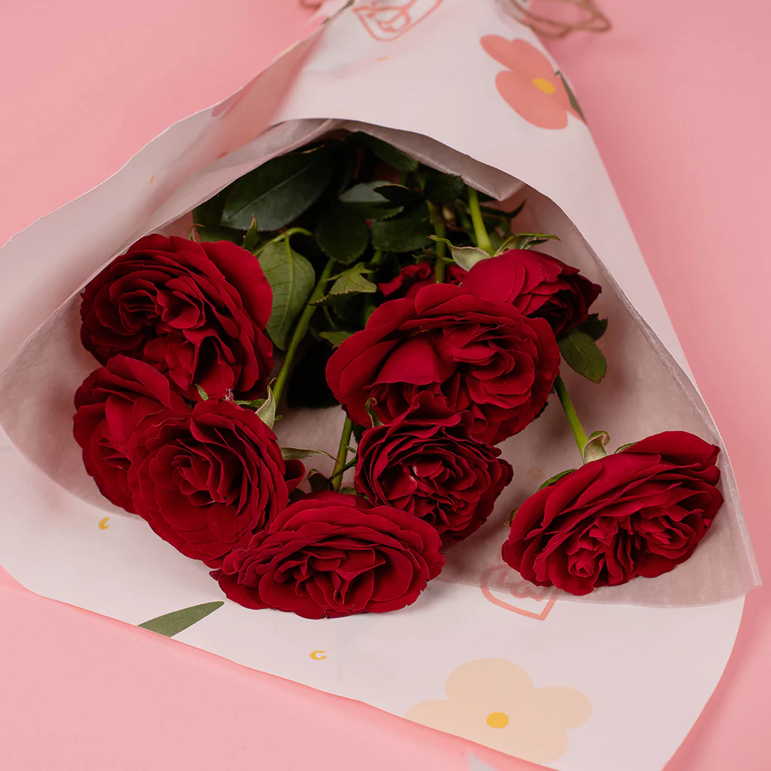 Margot Red Rose Spray Bouquet - Image 2
