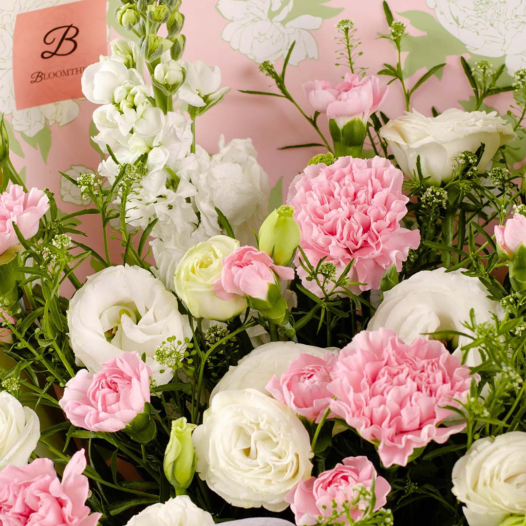 Mimmie Pink Carnation Bouquet - Image 5
