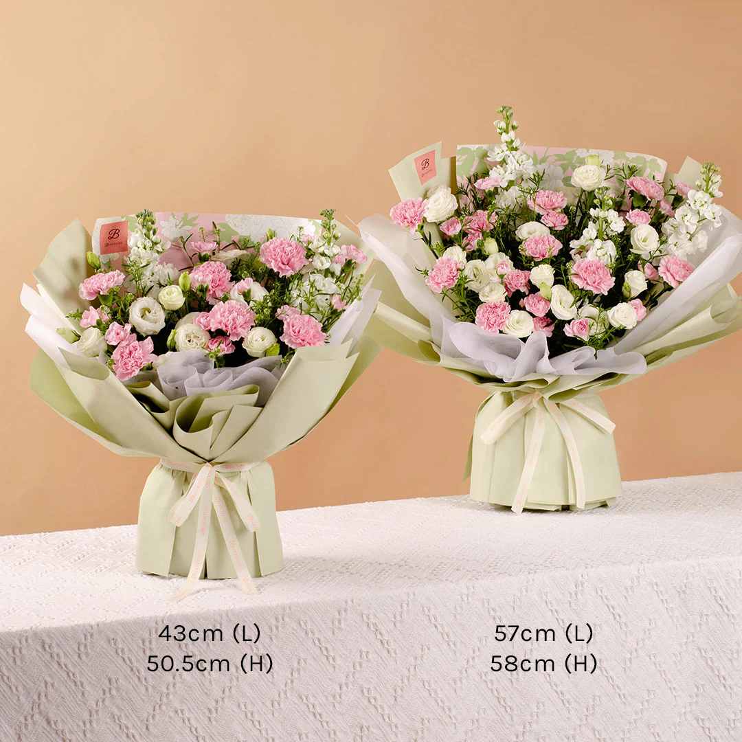 Mimmie Pink Carnation Bouquet - Image 8