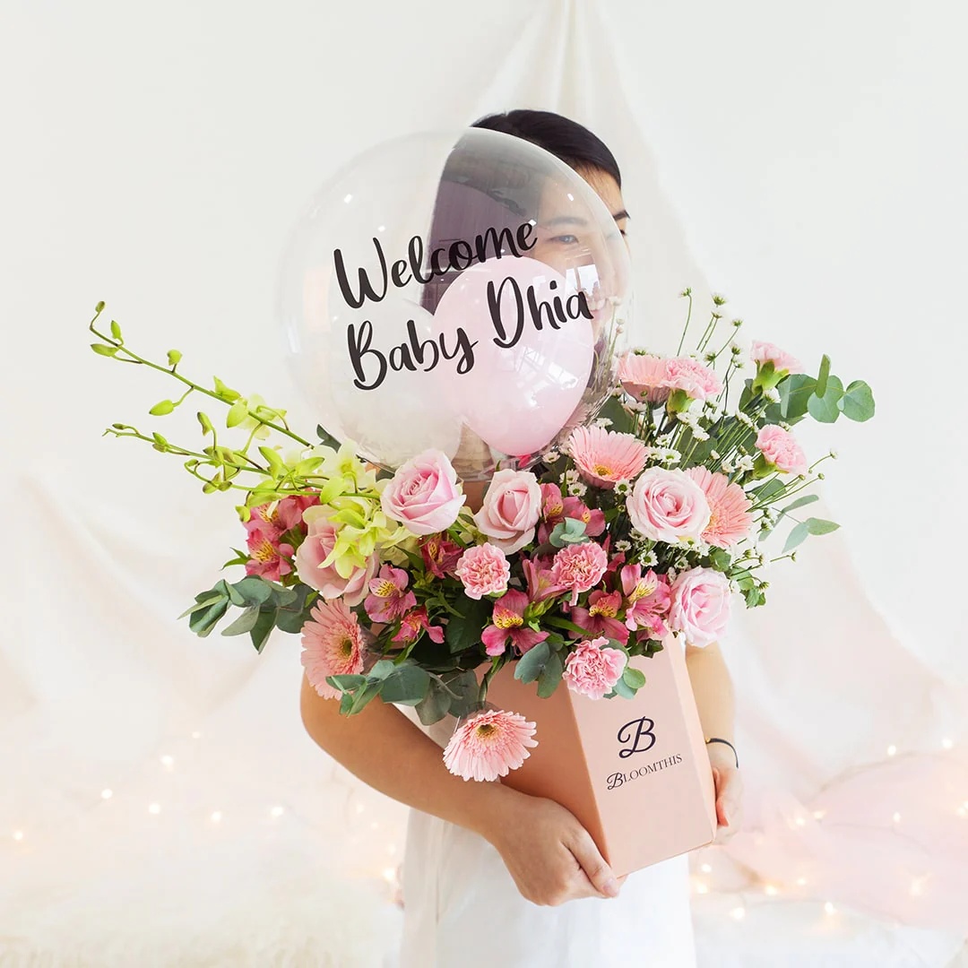 Nadine Balloon Flower Box - Image 2