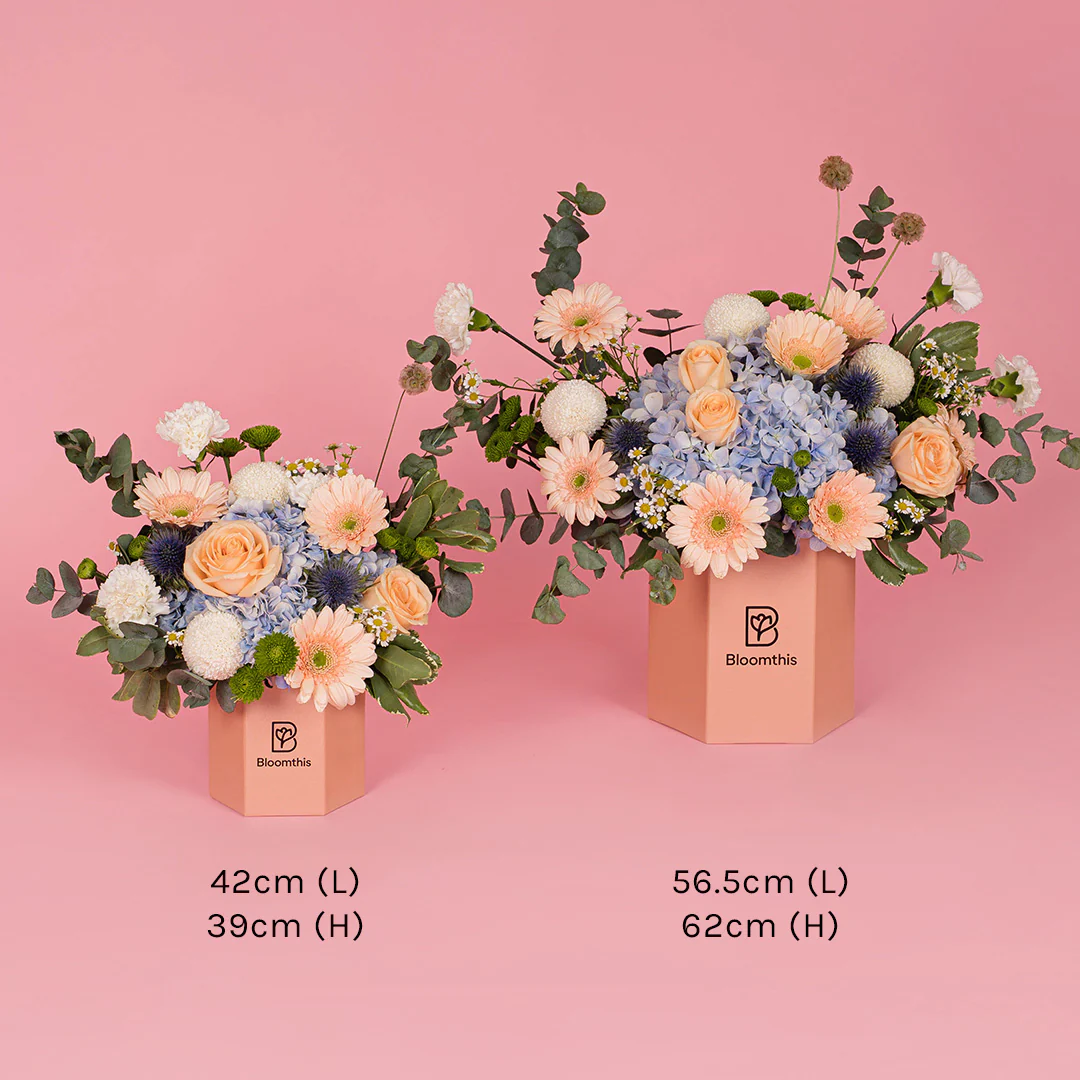 Nataniel Blue Hydrangea Flower Box - Image 7