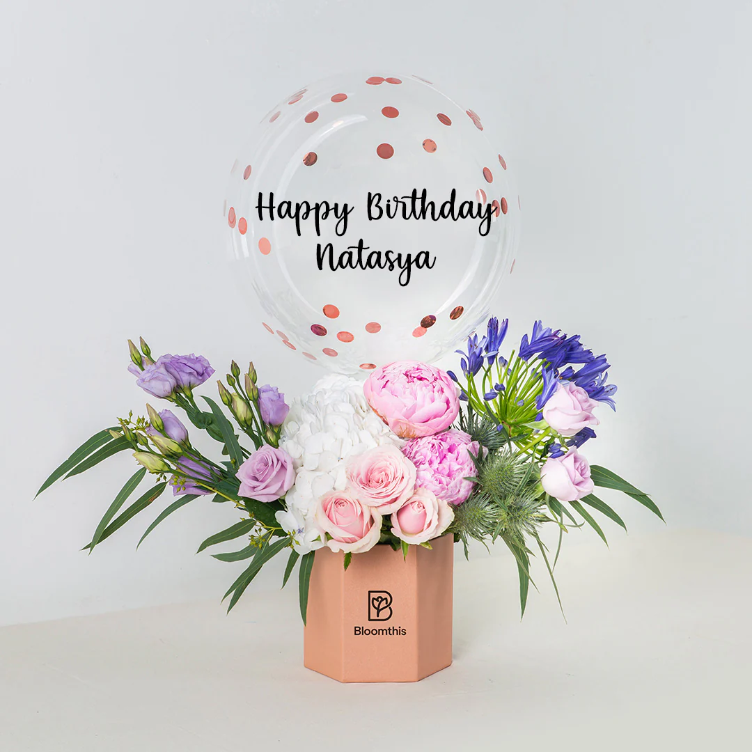 Pandora Peony Balloon Flower Box - Image 2